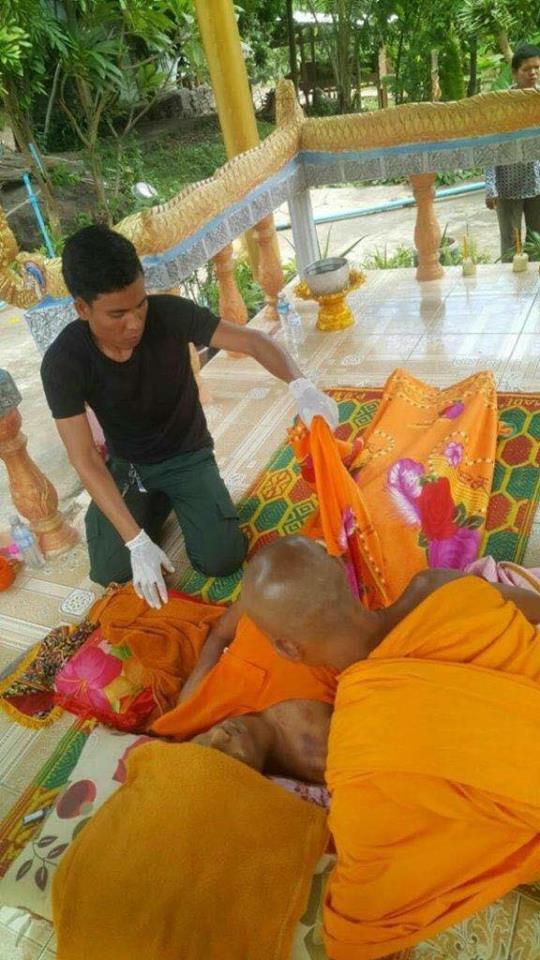 a monk die