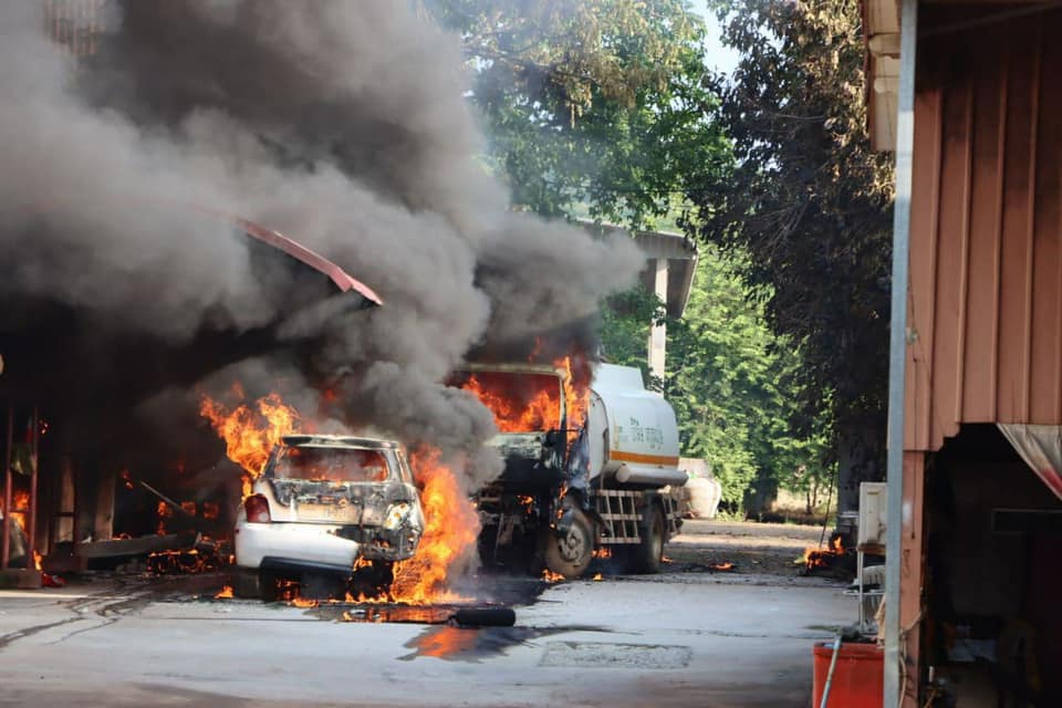 a fire car