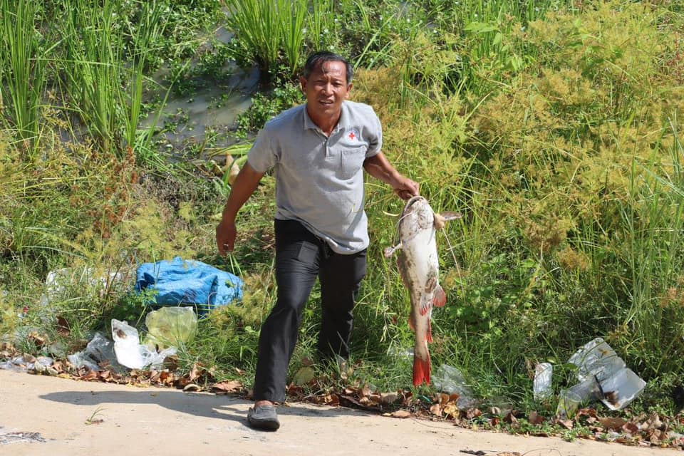 a fish river